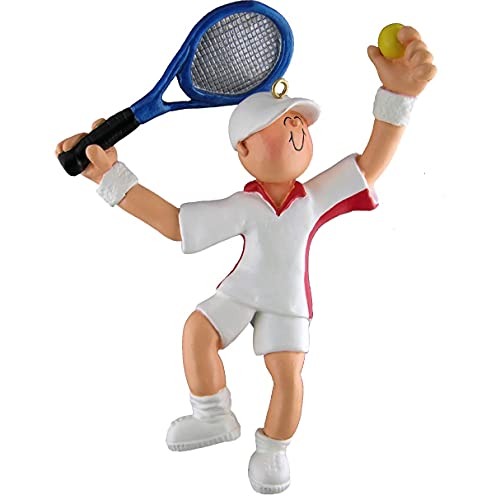 Tennis Boy Personalized Ornament (Tennis Boy) Default Title