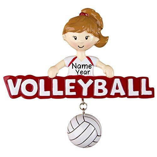 Volleyball Girl Personalized Ornament