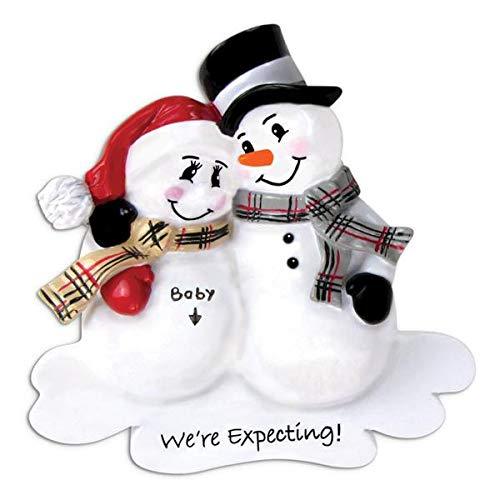 We`re Expecting Baby Children Personalized Ornament (Family of 2)