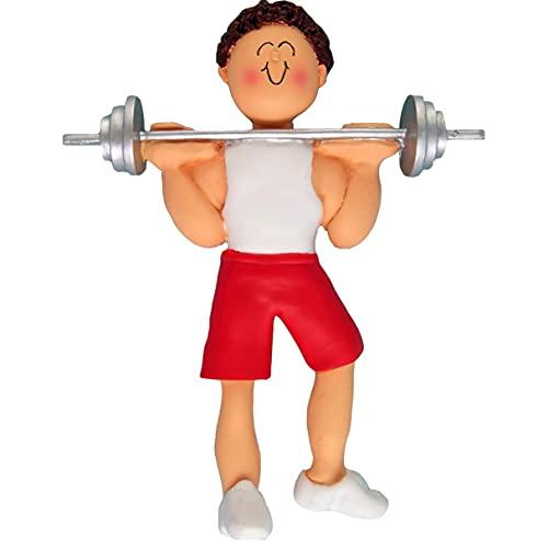 Weight Lifter Ornament (Male Brown) Default Title