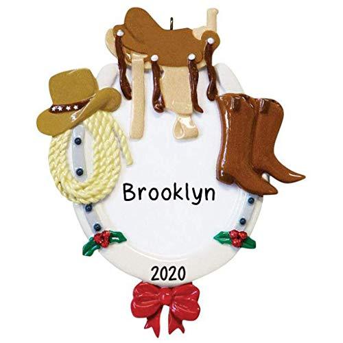 Western Horseshoe Ornament