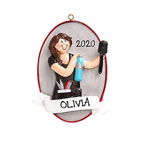 Women Beauty Saloon Personalized Ornament (Hair Stylist Gal)