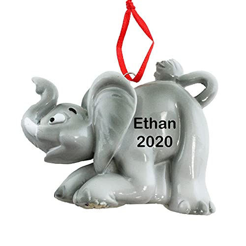 Zoo Animals Personalized Ornament (Elephant)