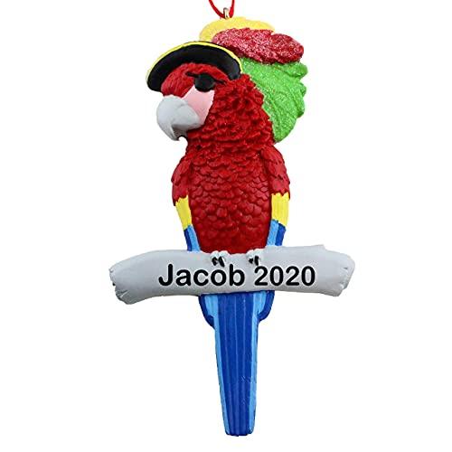 Zoo Animals Personalized Ornament (Parrot)