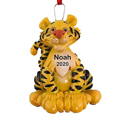 Zoo Animals Personalized Ornament (Tiger)