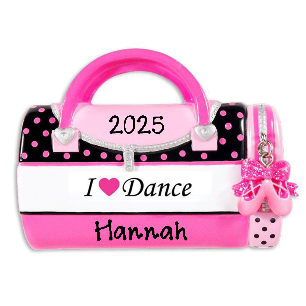 Dancer Bag Ornament (Pink)