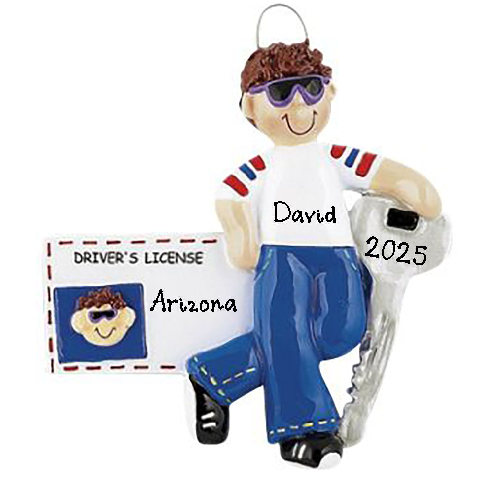 Driver's License Ornament (Driver License Male)