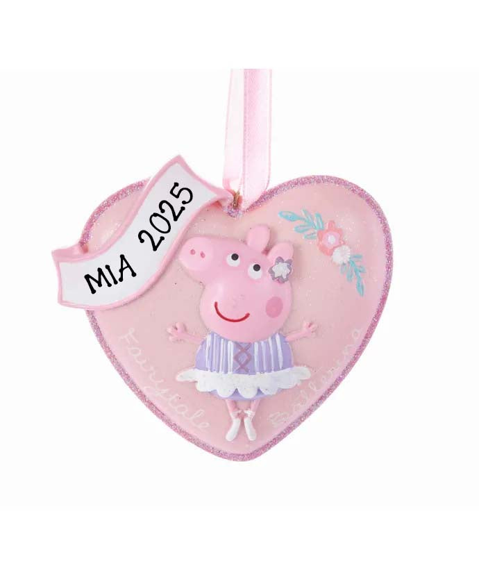 Kindergarten Ornament (P Pig)