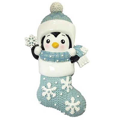 Penguin Personalized Baby`s First Christmas (Baby Boy)