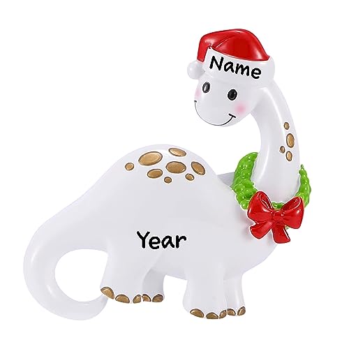 Personalized T-REX Dinosaur Christmas Tree Ornament