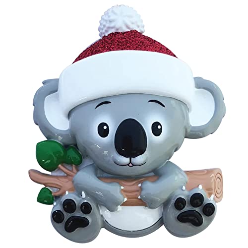 Personalized Koala Joeys Pap Christmas Ornament