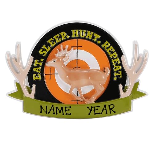 Personalized Hunter Rifle Ornament