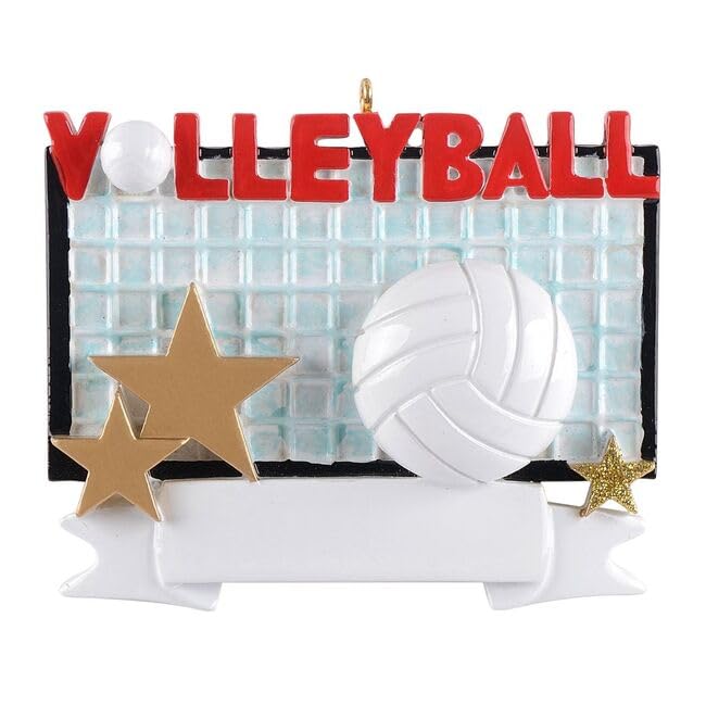 Personalized Volleyball Shield Ornaments 2023