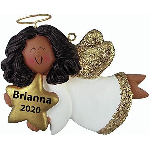 Angel with Star Ornament (Female African American)