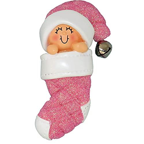 Baby's First Christmas Ornament (Baby Pink)