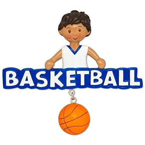 Basketball Ornament (Ethnic Basketball Boy)