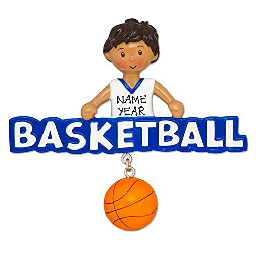 Basketball Ornament (Ethnic Basketball Boy)