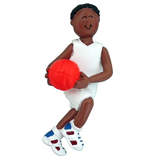 Basketball Ornament (Male African American)