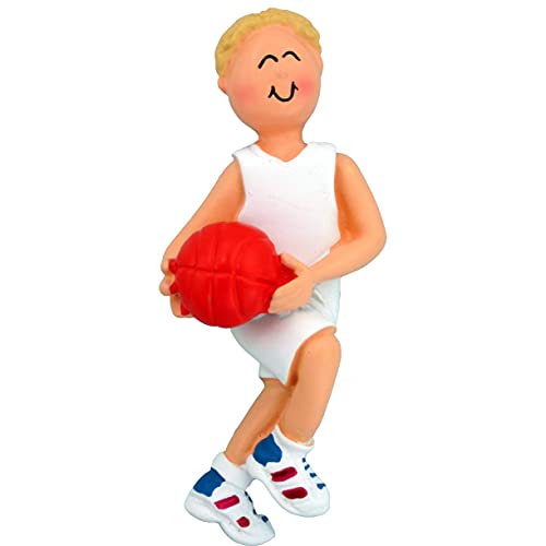 Basketball Ornament (Male Blonde)