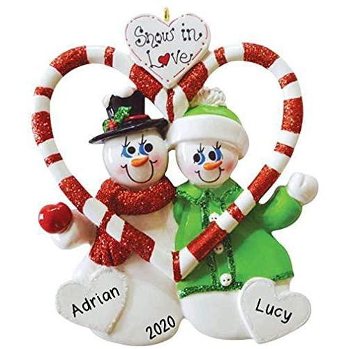 Candy Cane Love Ornament