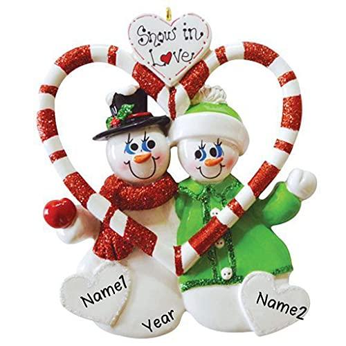 Candy Cane Love Ornament