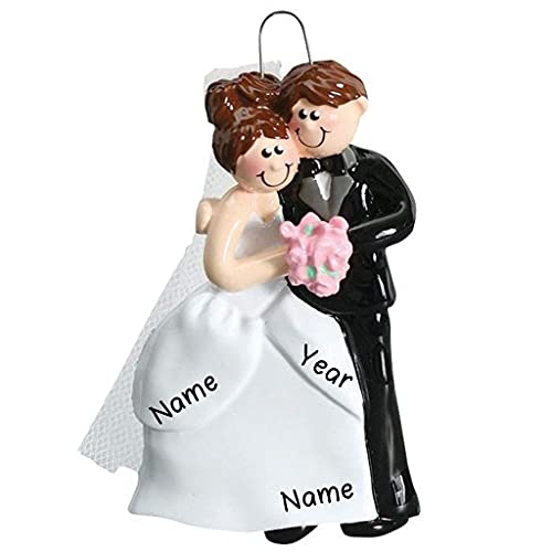 Cozy Wedding Couple Ornament