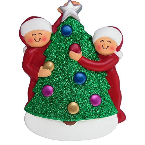 Decorating Tree Family Ornament (Family of 2)