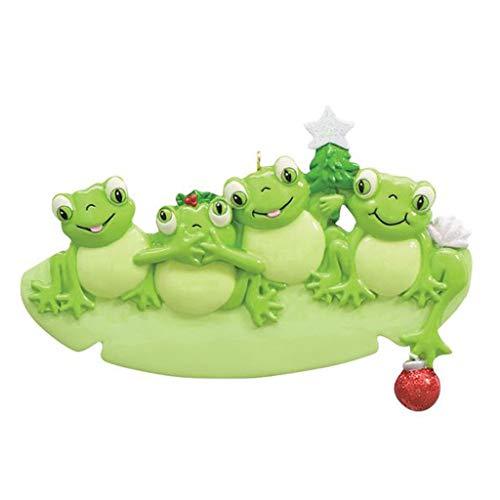 Frog Pad Ornament (Family of 4)