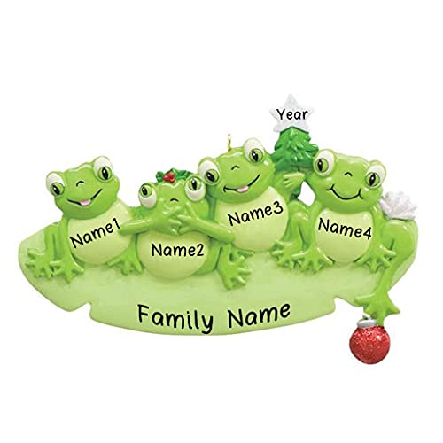 Frog Pad Ornament (Family of 4)