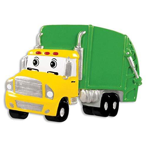 Garbage Truck Ornament (Front)