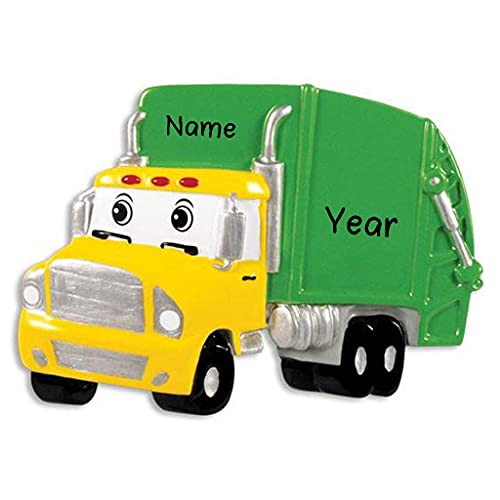 Garbage Truck Ornament (Front)