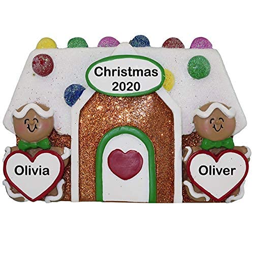 Gingerbread House Ornament (Family of 2)
