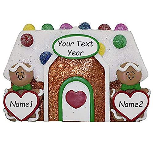Gingerbread House Ornament (Family of 2)