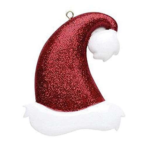 Glitter Santa Hat Ornament