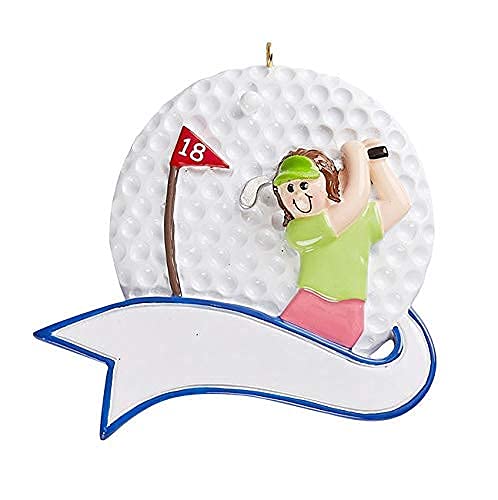 Golf Girl Ornament (Golf Girl)