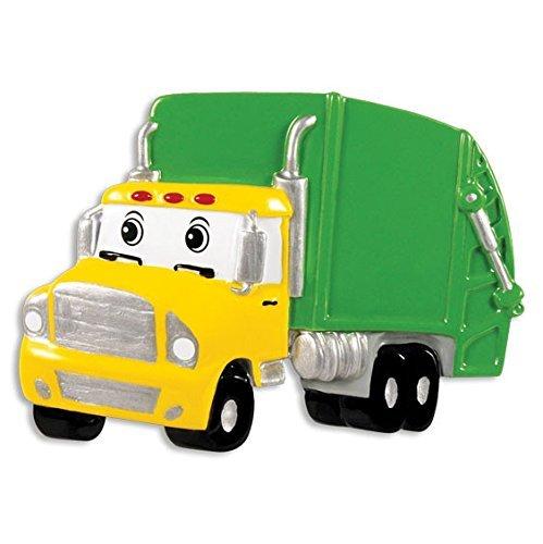 Green Garbage Truck Ornament
