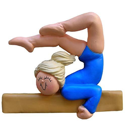 Gymnast Girl Ornament (Blonde Gymnast)