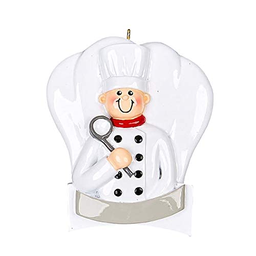 Head Chef Guy Ornament (Chef Man)