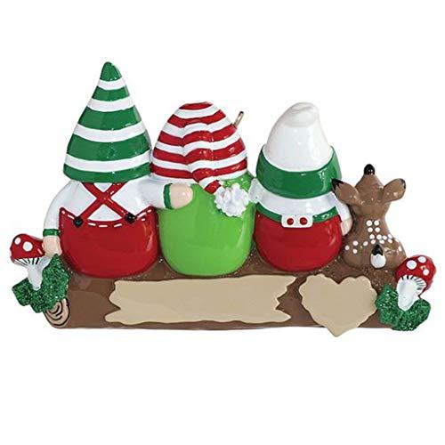 Idle Gnomes Family Ornament (Family of 3)