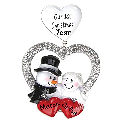 Just Married Couple Ornament