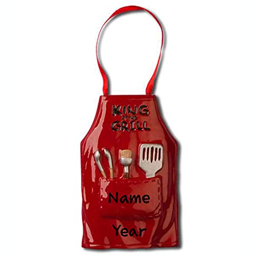 King of The Grill Apron Ornament