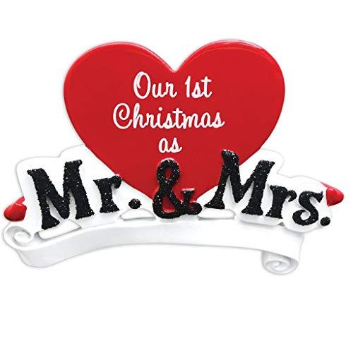 Mr & Mrs Couple Ornament