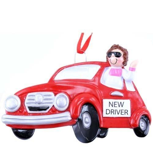 New Driver Girl Ornament