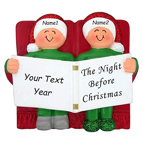 Night Before Family Ornament (Family of 2)