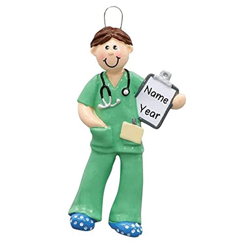 Nurse Man Ornament