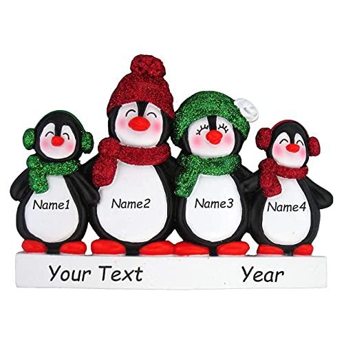 Penguin Family Ornament (Family of 4)