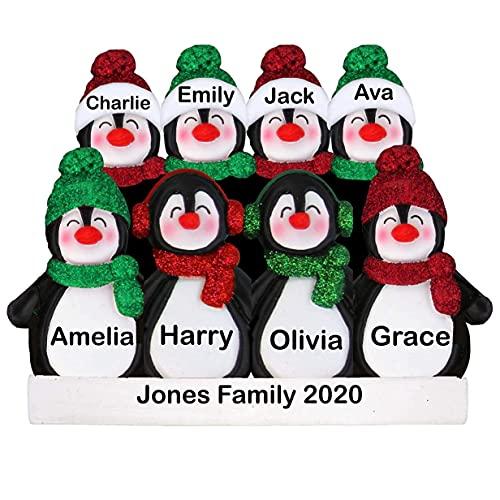 Penguin Family Ornament (Family of 8)