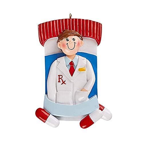 Pharmacist Ornament (Male Pharmacist)