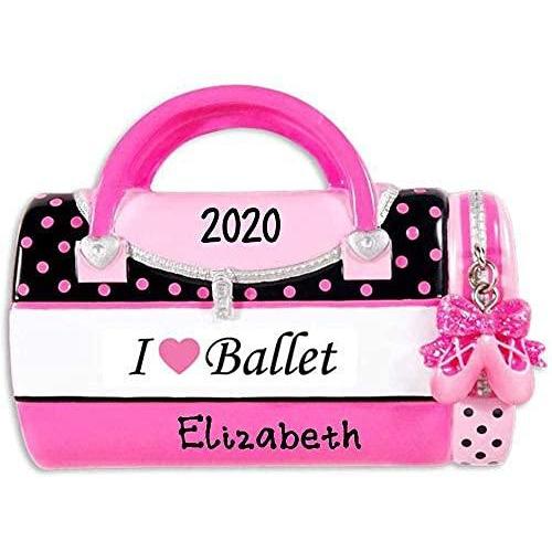 Pink Ballet Bag Ornament