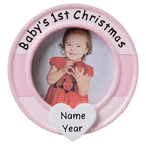 Pink Picture Frame Ornament